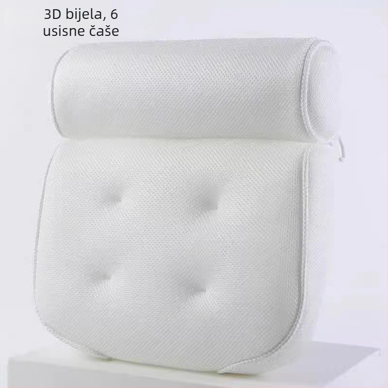 Kupaonski jastuk od poliesterske tkanine, jedinstven dizajn, težina 300-400 g, punilo od poliesternih vlakana