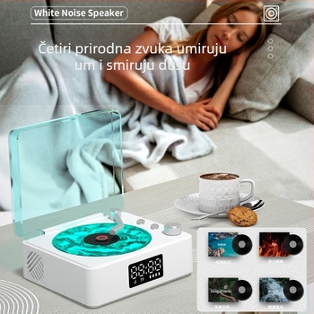 Bluetooth lampica s ugrađenom baterijom i zvučnikom — stolno ambijentalno svjetlo, visoka kvaliteta zvuka