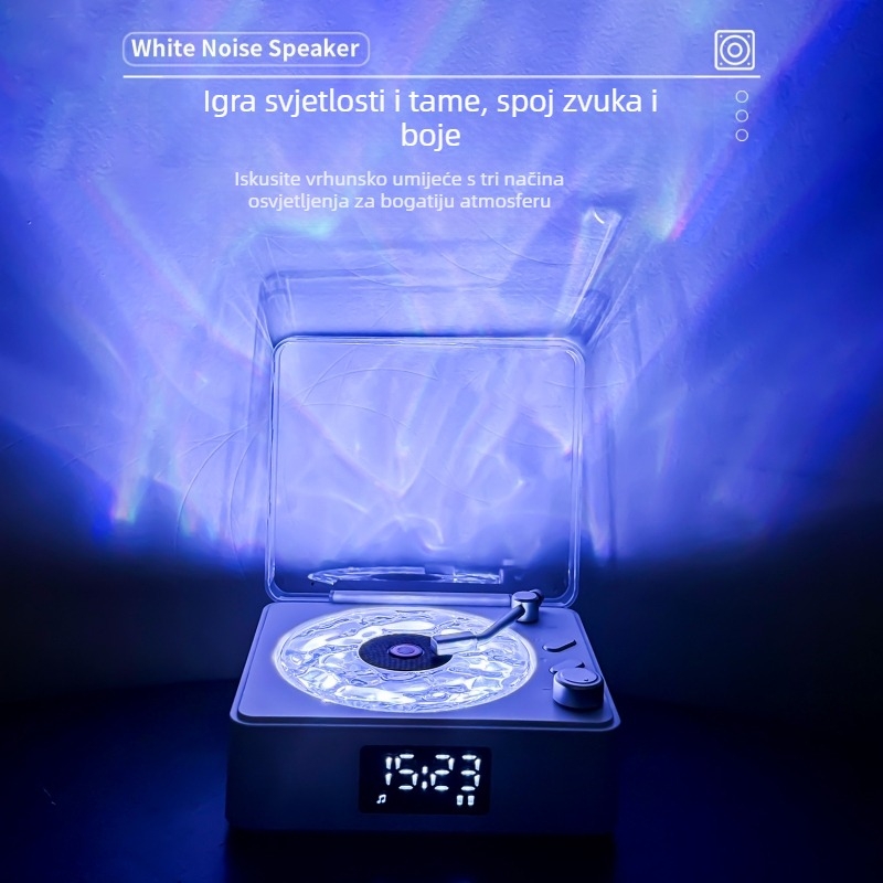 Bluetooth lampica s ugrađenom baterijom i zvučnikom — stolno ambijentalno svjetlo, visoka kvaliteta zvuka