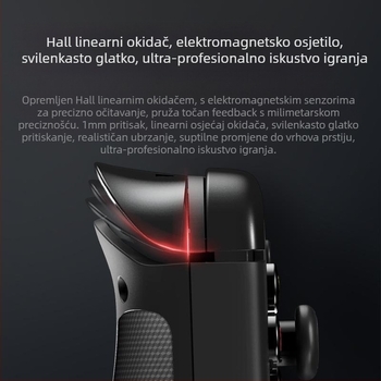 X2pro-xbox verzija žični gamepad, USB-C priključak, kompatibilan s Xbox XGP i HID za Android, bez vibracija