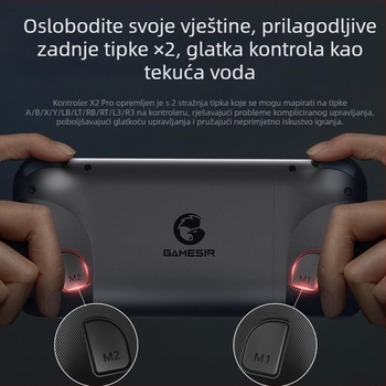X2pro-xbox verzija žični gamepad, USB-C priključak, kompatibilan s Xbox XGP i HID za Android, bez vibracija