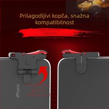 D9 bežični gamepad za pametne telefone i konzole – ABS+PC, kopčasti sučelje, bez vibracija, kompatibilan s iPhone i Android