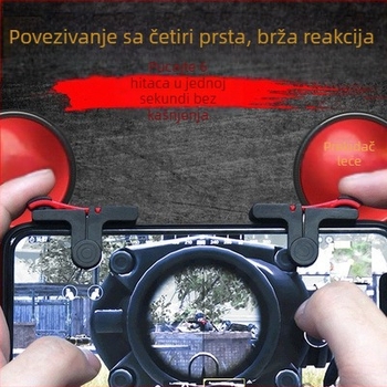 D9 bežični gamepad za pametne telefone i konzole – ABS+PC, kopčasti sučelje, bez vibracija, kompatibilan s iPhone i Android