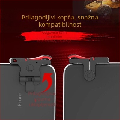 D9 bežični gamepad za pametne telefone i konzole – ABS+PC, kopčasti sučelje, bez vibracija, kompatibilan s iPhone i Android