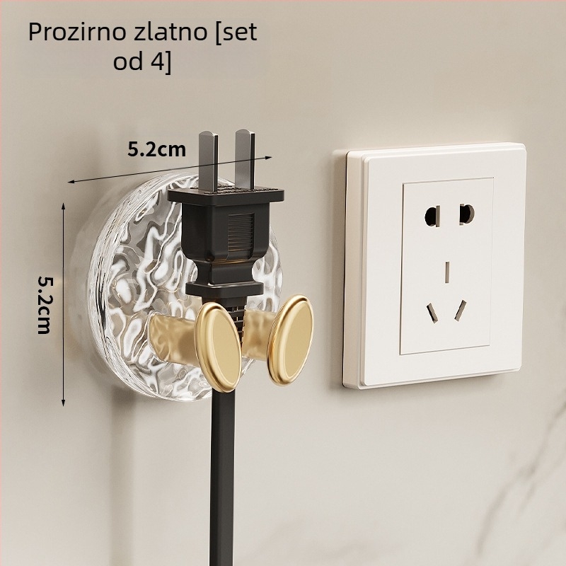 Držač kablova za zidnu montažu - Model Row Hook, Materijal PET, Vrsta navijača Row Hook, Stil navijača Drugo
