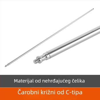 Nosač svjetla za fotografiju s C‑tip magične noge, jednostruki križni nosač, aluminijska legura