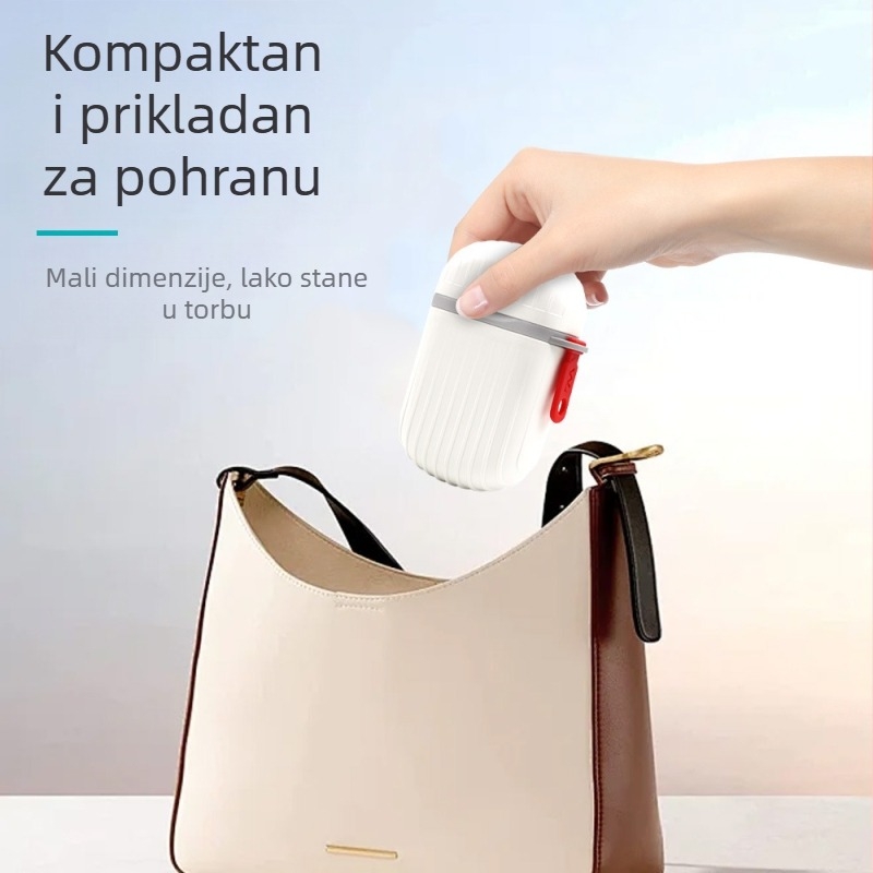 Putna kutija za sapun, prijenosna s poklopcem, vodonepropusna i kompaktna; materijal: PP i silikon; mogući tisak logotipa.