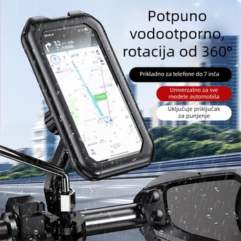 Držač za telefon s navigacijom za motocikl, MTB i električni bicikl
