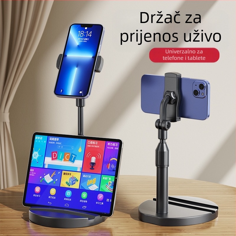 Pavilion Stolni Podesivi Držač za Telefon — Podizanje, Višenamjenski Držač za Kameru, Video i Livestream