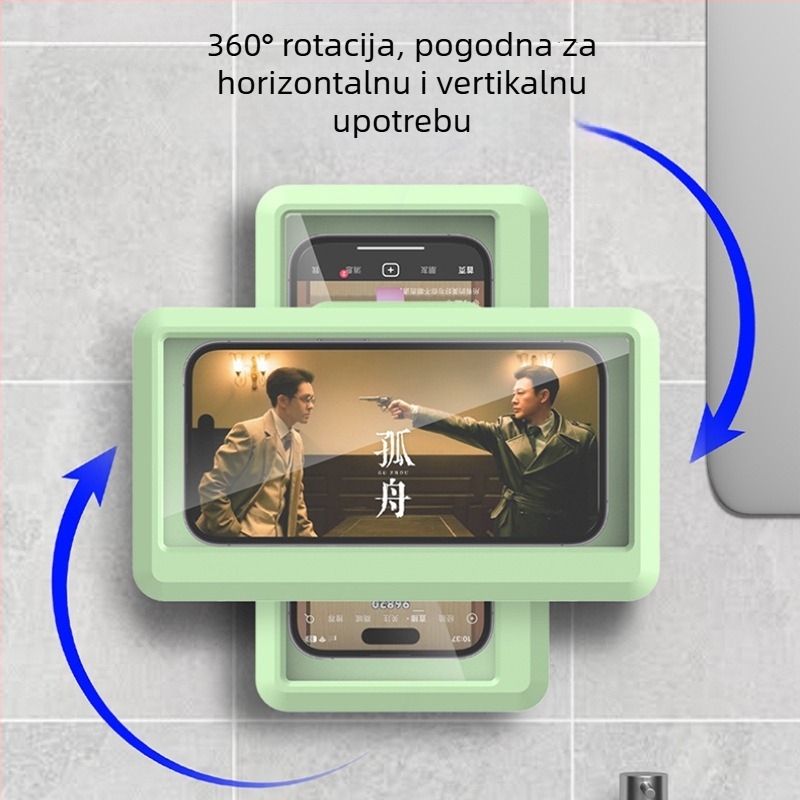 Držač Lazy man za kupaonicu – vodootporna kutija za telefon, Grain Fruit, plast, opći stil