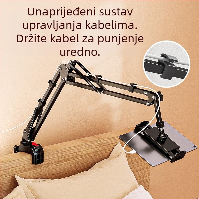 Stolni nosač za telefone i tablete | Pritisni mehanizam | Metalna konstrukcija | Brand X&X (Vrsta: Stolni nosač; Materijal: Metal; Brand: X&X)