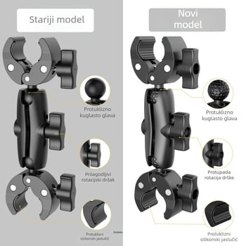 Wesport Nadograđeni dvostruko jaki klip za GoPro i akcijske kamere; materijal: najlon + vlakno; moguć ispis logotipa; kompatibilan s GoPro i drugim kamerama
