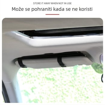 Auto sjenilo s izvučnom zaštitom očiju – Materijal: PU koža + PC/PP ploče; Prilagodba: Da; Tisak logotipa: Da; Ugradnja: kopče; Težina: 250 g