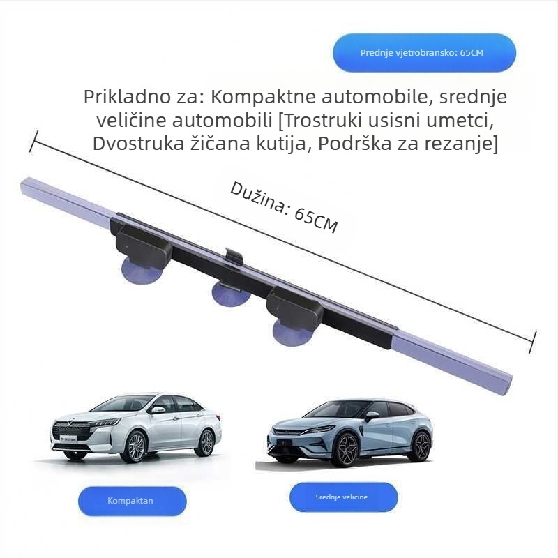 Automatski proširivi zaštitnik sunca za prednje staklo vozila (Materijal: aluminijski film; Ugradnja: ručna; Kompatibilne marke: Toyota; Uzorak: jednobojan; Stil: jednostavan)
