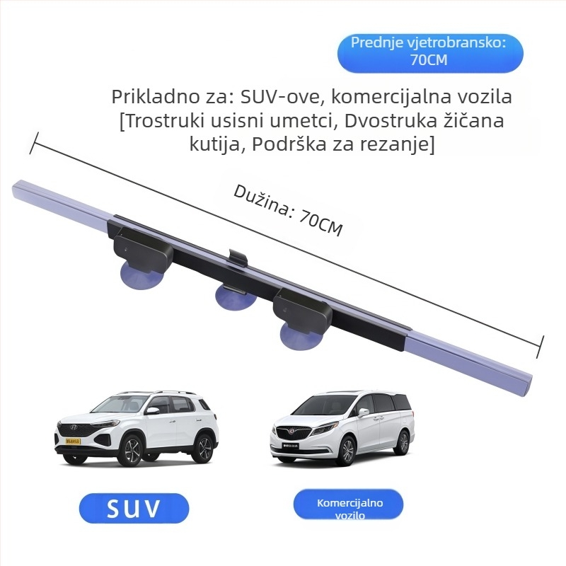 Automatski proširivi zaštitnik sunca za prednje staklo vozila (Materijal: aluminijski film; Ugradnja: ručna; Kompatibilne marke: Toyota; Uzorak: jednobojan; Stil: jednostavan)