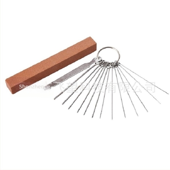 Fajl za žljebove u nuti gitare - metalni kružni alat za DIY popravak gitare