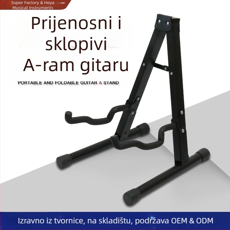 HYS Sklopivi držač gitare tipa A, metalni, model A Rack