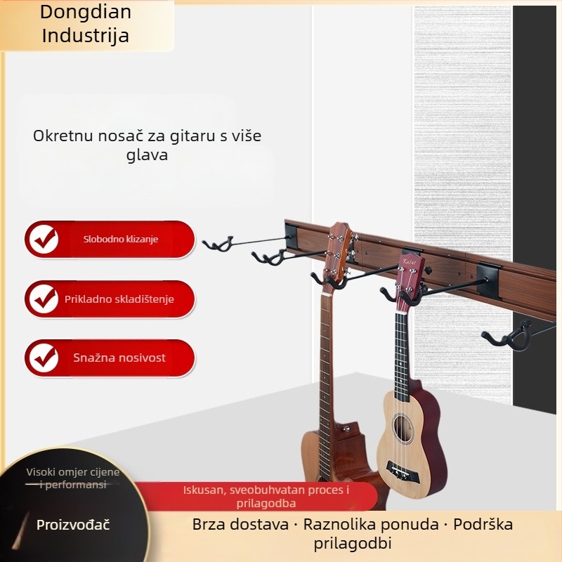 Višejezgrena gitarska stolica? Stalak za gitare, okretan, od legure, izložbeni stalak za glazbeno obrazovanje i ispite