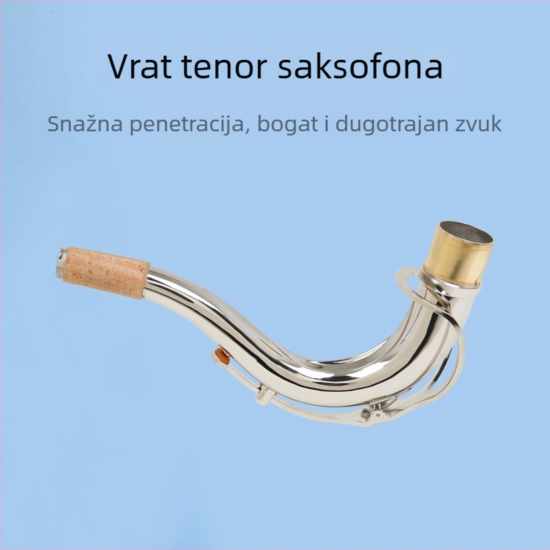 Mesing saxofon zakrivljeni vrat, promjer 27,5 mm, Bb, model B60
