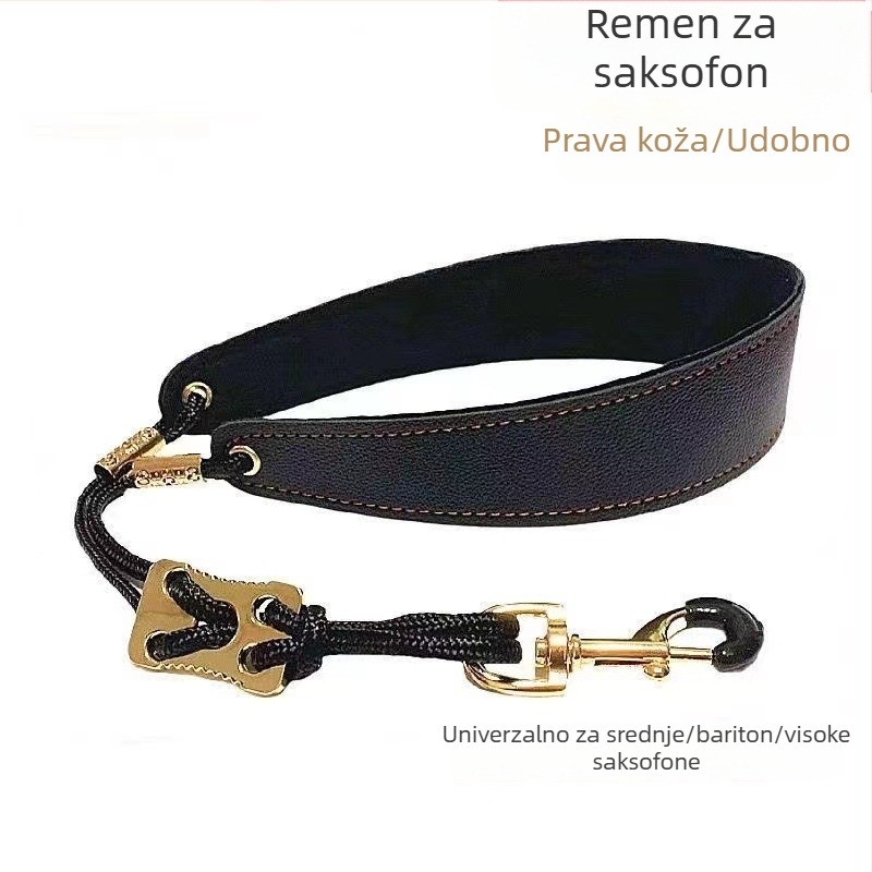 Remen za vrat saksofona, model 01, materijal Cortex, marka Golden Sound