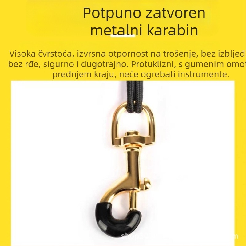 Remen za vrat saksofona, model 01, materijal Cortex, marka Golden Sound