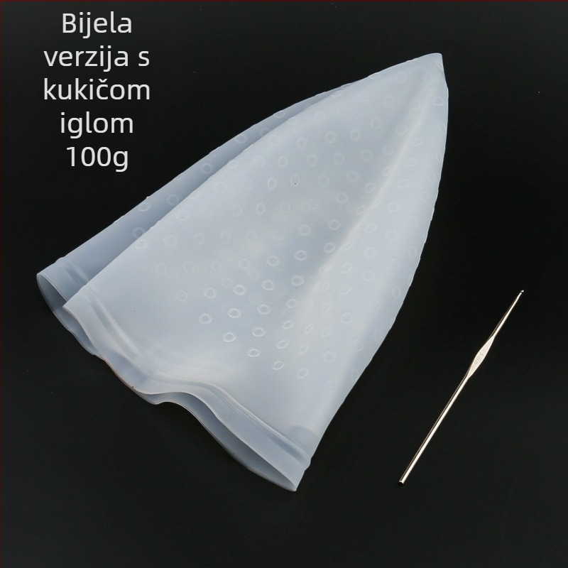 Silikonska kapa za osvjetljenje kose, ponovno upotrebljiva kapa za bojanje kose u frizerskom salonu