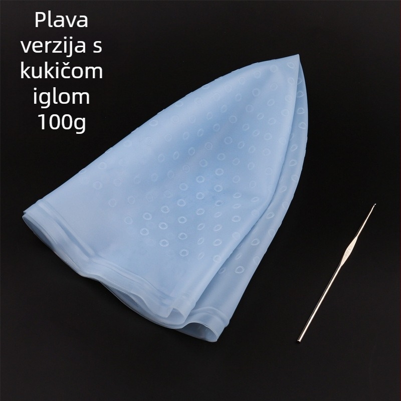 Silikonska kapa za osvjetljenje kose, ponovno upotrebljiva kapa za bojanje kose u frizerskom salonu