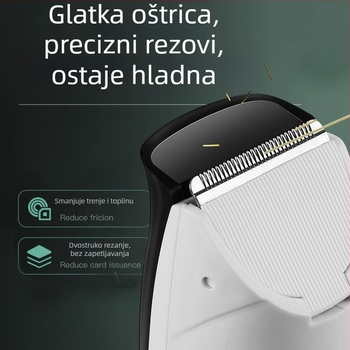 Novi električni uređaj za kosu za kućnu upotrebu, vodootporan, tih, s automatskim usisavanjem dlake, keramičke oštrice, punjivi model, za djecu