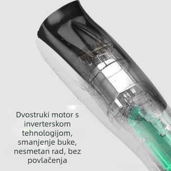 Novi električni uređaj za kosu za kućnu upotrebu, vodootporan, tih, s automatskim usisavanjem dlake, keramičke oštrice, punjivi model, za djecu