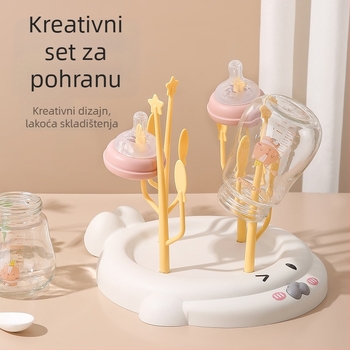 Stalak za sušenje bočica za bebe, plastični, moderni minimalistički stil, 130 g, predstavljen u proljeće 2022