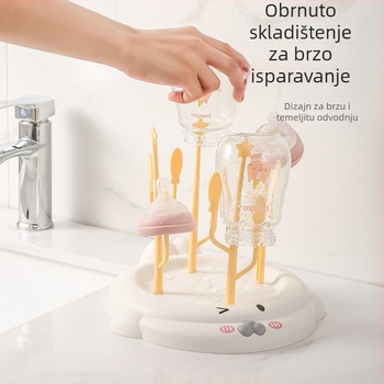 Stalak za sušenje bočica za bebe, plastični, moderni minimalistički stil, 130 g, predstavljen u proljeće 2022