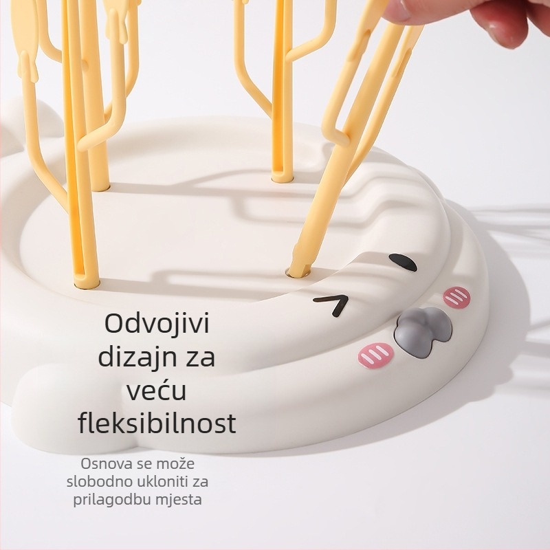 Stalak za sušenje bočica za bebe, plastični, moderni minimalistički stil, 130 g, predstavljen u proljeće 2022