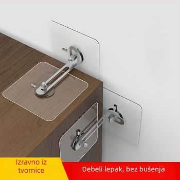 Maizhou akrilni fixator protiv pada namještaja za ormare i cipele — Anti-Reverse, moderan minimalistički stil