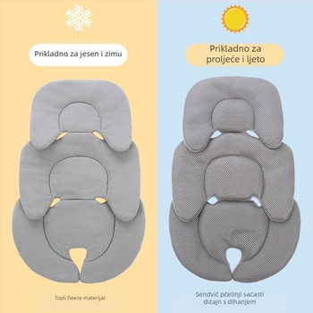 Jastuk za kolica – polarni flis, zimska toplina, prozračan, deblji