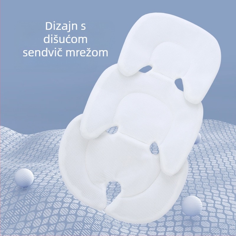 Jastuk za kolica – polarni flis, zimska toplina, prozračan, deblji