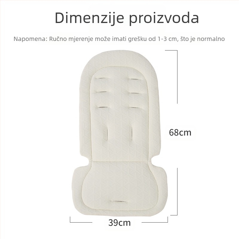 Jastuk za dječji kolica — poliestersko vlakno, brenda Big Watermelon, dodatna oprema za kolica