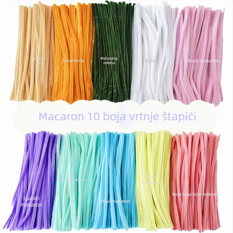 Ručno izrađena plišana komet za uvijajuće štapiće – zmaj, edukativna igračka za rastavljanje i sklapanje za tinejdžere, Ella Toys