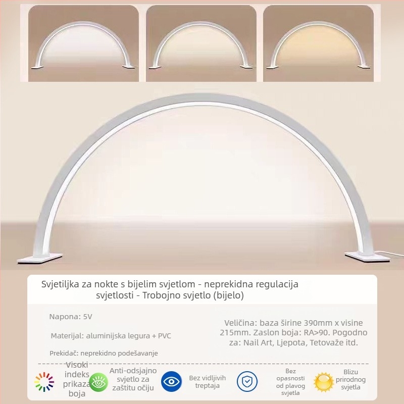 LED lampa za nokte, stolna svjetlost za njegu ljepote, Marka Other, Stil Kreativan, Certifikacija Ne, Noćna svjetlost