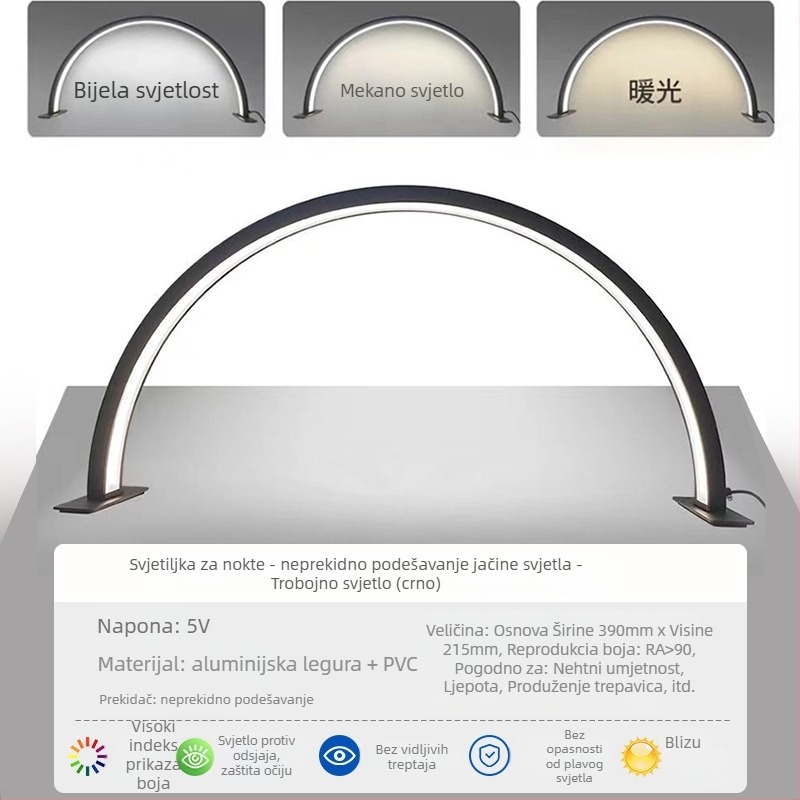 LED lampa za nokte, stolna svjetlost za njegu ljepote, Marka Other, Stil Kreativan, Certifikacija Ne, Noćna svjetlost