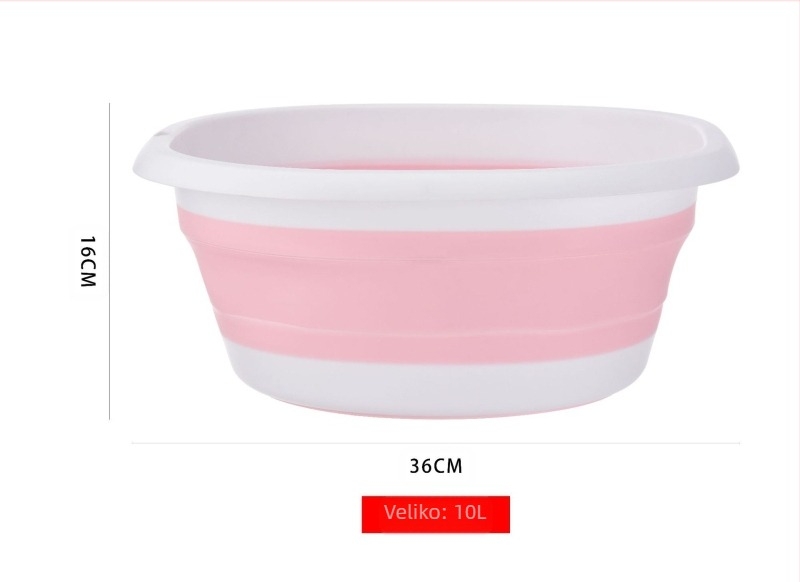 Sklopiva plastična umivaonica za bebe – prenosiva, za vanjsku upotrebu i studentske domove