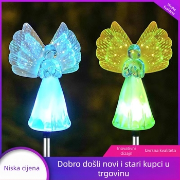 Solarna lampica anđela za vanjski dvorište, IP65, 5W, 6–12 h