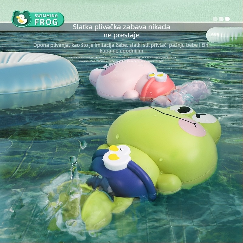 Vodena igračka s navijanjem za djecu: za kupanje, plastična, uzrast 4–6 godina