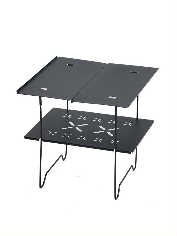 Prijenosni sklopivi stol za kampiranje, ploča od hladno valjanog čelika, sklopiv, za putovanja, obradom po narudžbi
