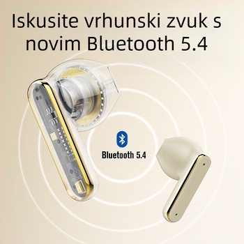 Bežične Bluetooth slušalice za uho s redukcijom buke, digitalni zaslon, privatni model, Bluetooth 5.4