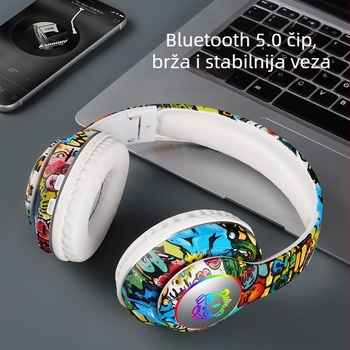 Bluetooth slušalice za glavu s USB 3.0, BT 5.0, 200 mAh baterija, podrška HSP/HFP