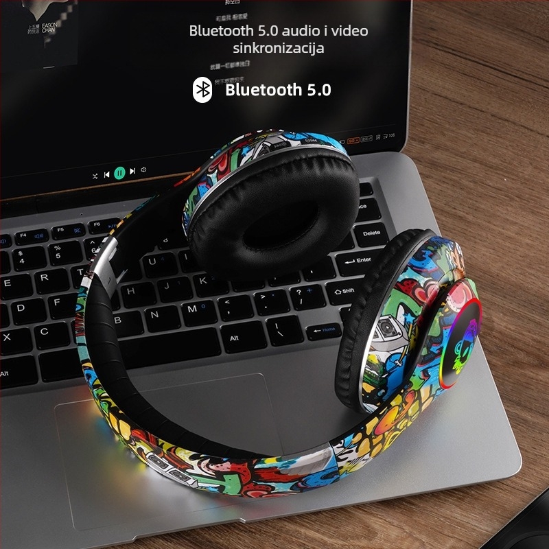 Bluetooth slušalice za glavu s USB 3.0, BT 5.0, 200 mAh baterija, podrška HSP/HFP