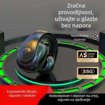 GD11 bežične klips slušalice, dizajn nije uho, Bluetooth 5.4, IPX6, trajanje baterije 4–8 sati