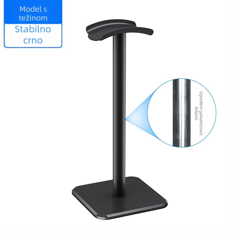Držač slušalica D11 - Droplet Digital, TPU mekana potpora i counterweight
