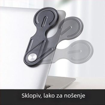 Huarui Sheng MagSafe bežični držač za notebook – univerzalni plastični stalak s bežičnim punjenjem (Mogućnost prilagodbe)
