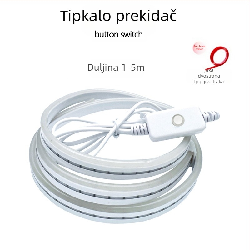 USB dodirna jednofarbna neonska fleksibilna silikonska LED lampa s mogućnošću prilagodbe za livestream i rasvjetu make-upa ispred ogledala